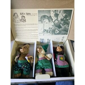 Raikes teddy bear Christmas Craftsmen Sawyer Tinker Rembrandt set